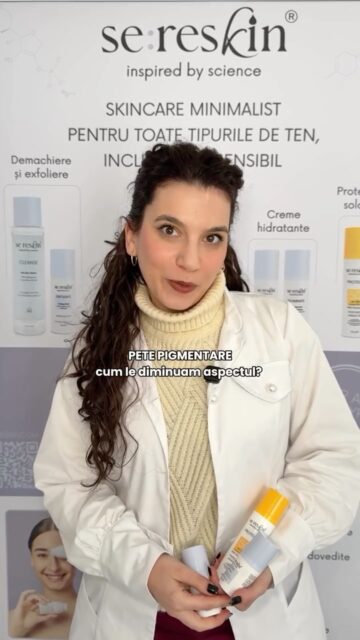 Pete pigmentare: serul Brighten + serul Glow + crema Protect cu SPF 50+ ✨