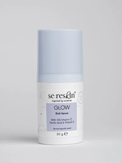 Glow rich serum cu 10% vitamina C, acid ferulic, vitamina E iluminare Sereskin